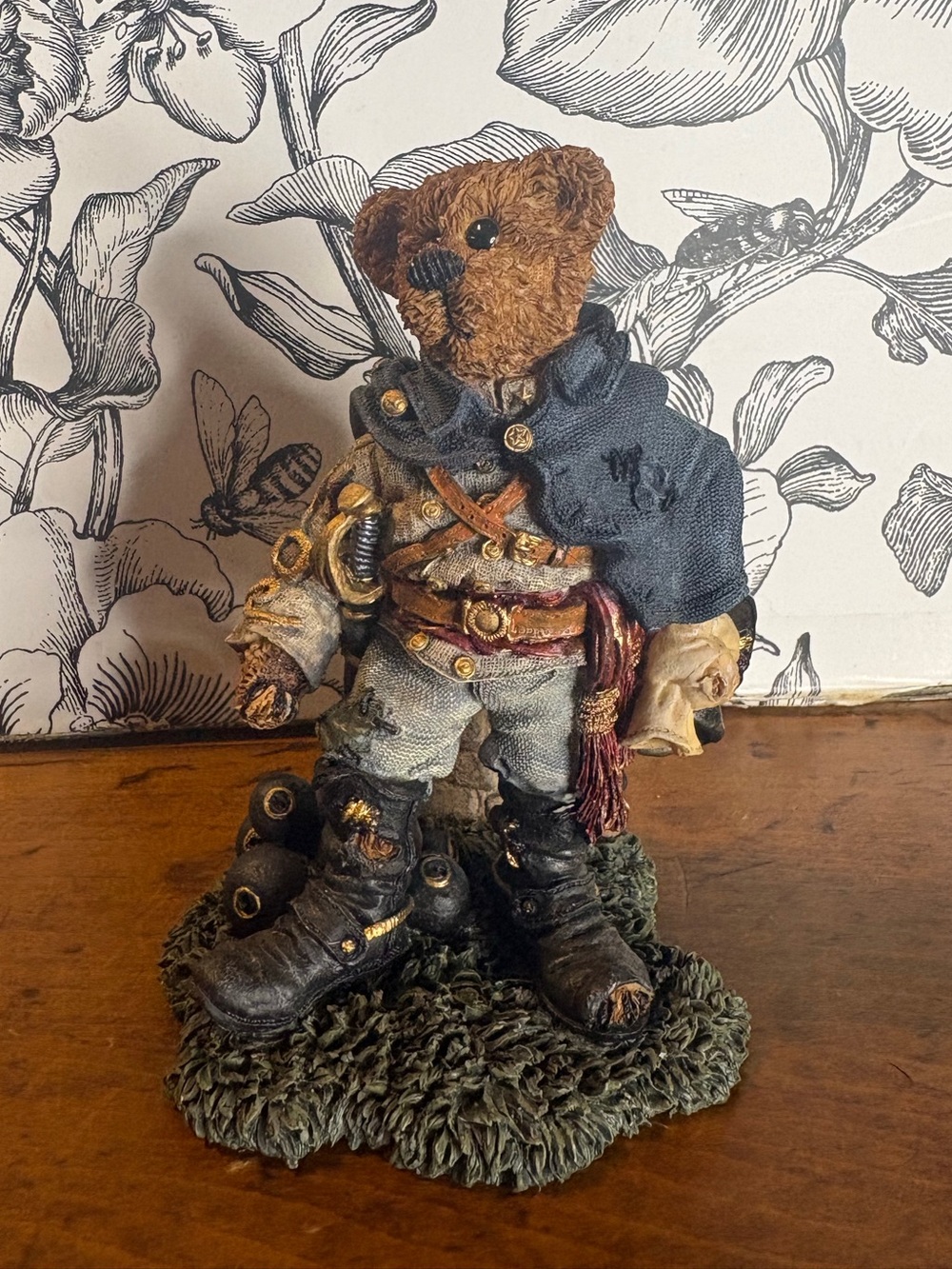 Boyds Bears & Friends Stonewall The Rebel Bear Figurine Resin 1997 LE 228302